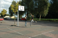 Basketball pole 