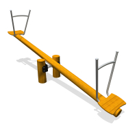 Stand seesaw 2 persons, internal damping 