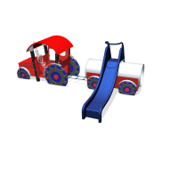 Tractor + manure wagon 