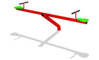 Vippehuske diagonal med rette grep 