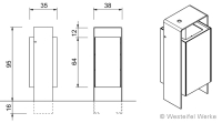 Versio levis avfallsbeholder uten askebeger - 50 L 