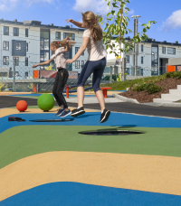 Trampoline Rektangel 452 