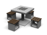 Sjakkbord frittstående 