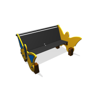 Butterfly bench 